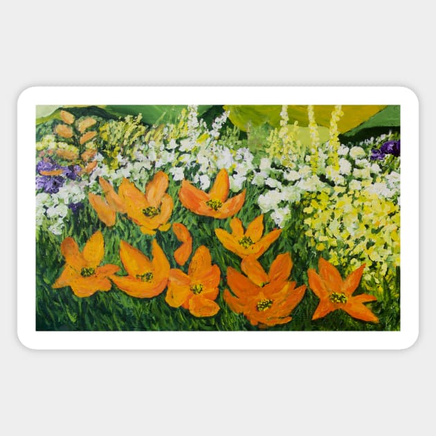 Field of Poppies Sticker by afriedlander